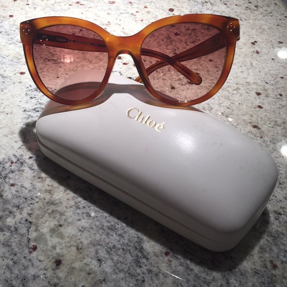chloe tortoise shell sunglasses